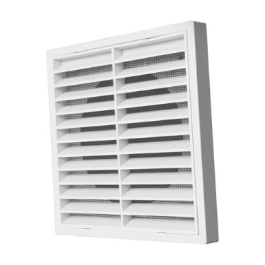 Imagem de Baoblaze Grelha de ventilação, tampa de veneziana de ventilação, tampa de retorno de ar, saída de exaustão quadrada, substituição para garagens de RV e, Furo de Montagem