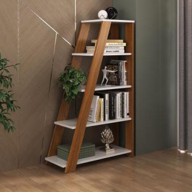 Imagem de Estante Escada Multiuso para Livros 5 Prateleiras 134cmx82cm - Artany