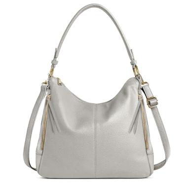 Imagem de Bolsa Feminina Estilosa de Ombro Elegante Versátil Para Trabalho Dia a Dia Passeios Espaçosa Moderna (Bege)