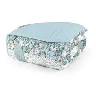 Imagem de Edredom Casal Queen 2.40x2.20 Micropercal 200 Fios (01 Peça) (VERDE PATCH)