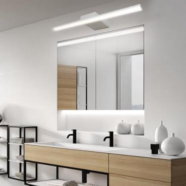 Imagem de Luz de espelho LED banheiro moderno lâmpada de parede metal à prova d'água luz de maquiagem iluminação de imagem iluminação de parede para banheiro sala de estar quarto armário de banheiro (luz branca