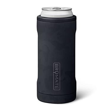 Imagem de BrüMate Hopsulator Slim Can Cooler Isolado para latas finas de 340 g | Suporte para bebidas de aço inoxidável com isolamento de latas skinny para seltzer rígido, cerveja, refrigerante e bebidas