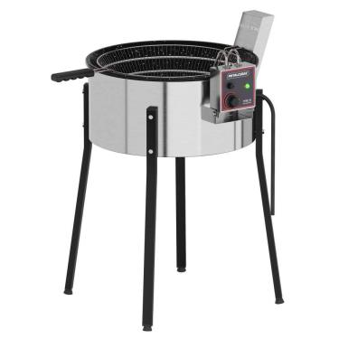 Imagem de Fritadeira Tacho Elétrica Metalcubas 15 Litros 5500W Cuba Esmaltada 220V TFRE 15 ESM