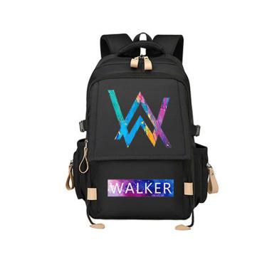 Imagem de Mochila Alans Walkers Anime School Bag Nylon 530g 28x18x46cm