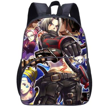 Imagem de Mochila escolar Hacker Space Anime Oxford Cloth 30x13x40cm