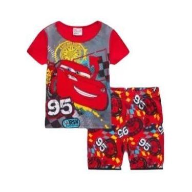 Imagem de Conjunto De Pijamas De Verão Para Crianças Meninos E Meninas Em Algodã