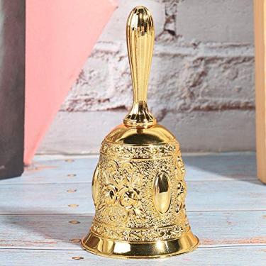 Imagem de Cryfokt Sino de Mão Em Liga de Zinco Estilo Europeu Decorativo Alto e Claro Serviço de Barra de Som para Decoração de Casa