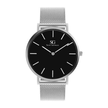 Imagem de Relógio Saint Germain Brand Harlem Black Silver 40Mm Masculino-Masculino