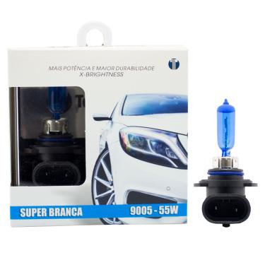 Imagem de Lâmpada HB3 (9005) 55w 12v Super Branca Techone 8500k Par