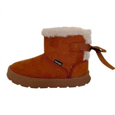Imagem de Bota Novopé Infantil com Pelo e Laço REF:51001002, Caramelo, 31