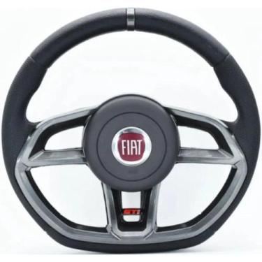 Imagem de Volante Esportivo Gti Vision Grafite - Fiat Uno Fire 2002 em diante Co