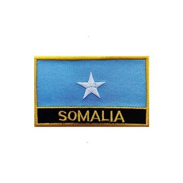 Imagem de Uijokdef 1 PÇ Remendos da Bandeira da Somália Passar a Ferro ou Costurar Bordado Tático Militar Nacional Somália (Somália)