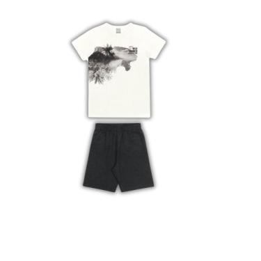 Imagem de Conjunto Infantil Com Camiseta E Bermuda Favoritos- 19022 - Alakazoo