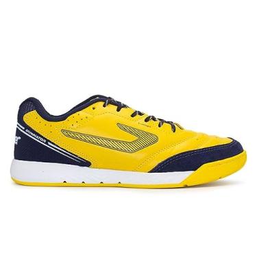 Imagem de Chuteira Futsal Topper Dominator Pro Iv Amarelo/marinho Tp03270003 44