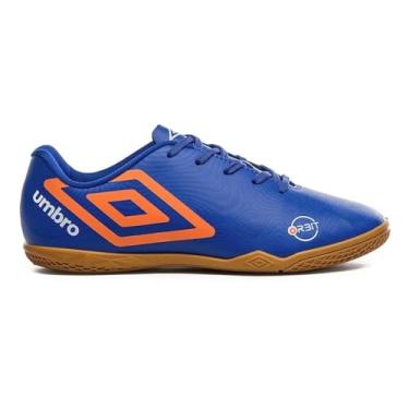 Imagem de Chuteira Futsal Umbro Orbit Royal/laranja/branco U01fb00152-362-44
