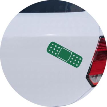 Imagem de Adesivo de Carro Band Aid Curativo - Cor Amarelo - Melhor Adesivo, Ver