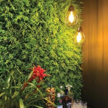 Imagem de Revestimento Parede Quadro Jardim Vertical Artificial 10 Uni - Lujpdec