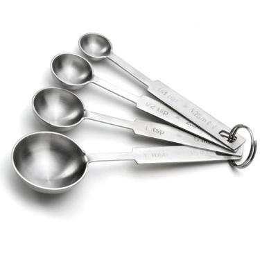 Imagem de Conjunto De Colheres Medidoras Inox 5 Peças - Mimo Style
