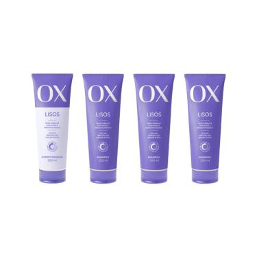Imagem de Kit Ox Lisos 1 Cond 200Ml + 3 Shampoo 200Ml