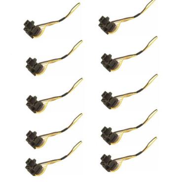 Imagem de Kit 10 Conectores Chicote Soquete Fio Plug Lampada Farol H4 - Fabricaç