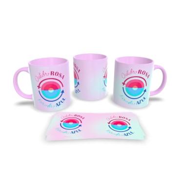 Imagem de Canecas Rosa de Porcelana Personalizadas Outubro Rosa (Mod.21)