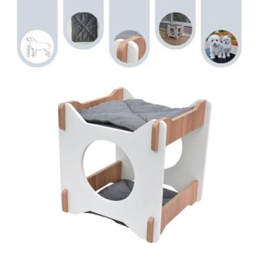 Imagem de Mesa de Canto Pet Gato MDF Modular - Maderacco