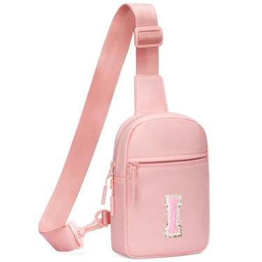 Imagem de KKXIU Presentes para meninas de 6, 7, 8, 9, 10, 11 e 12 anos, bolsa tiracolo moderna para adolescentes, rosa, I