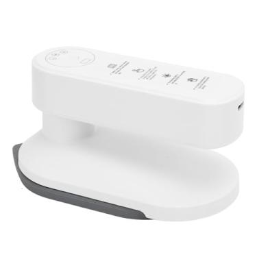 Imagem de Heayzoki Viagem a Vapor de Ferro para Roupas Mini, Máquina de Passar Portátil, 3 Ajuste de Temperatura, Bateria de 5000mAh, Aquecimento Rápido, Design Sem Fio para Viagem Em Casa