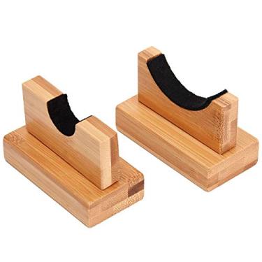 Imagem de Taco de beisebol TOBWOLF 2 peças, suporte de taco de beisebol, suporte de exibição de taco de beisebol, taco de beisebol horizontal, suporte de taco de beisebol - cáqui