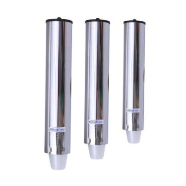 Imagem de Kit Dispenser Redondo 50/200/400ml Inox - Aldinox