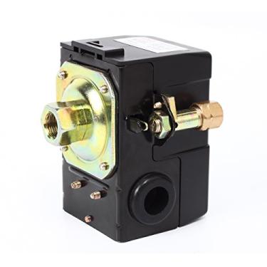 Imagem de SNS Interruptor De Pressão 95-125 Psi 1 Porta Reforçada 20 A Para Compressor Ar Ps10-1H1