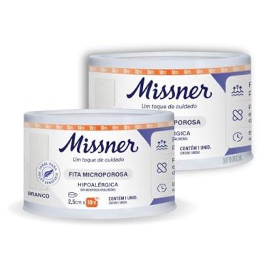 Imagem de Fita Cirúrgica Micropore Hipoalérgica Branca 2,5cmX10m - 2 UNIDADES