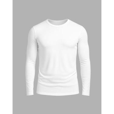 Imagem de Camisa térmica segunda pele proteção frio blusa masculina manga longa 