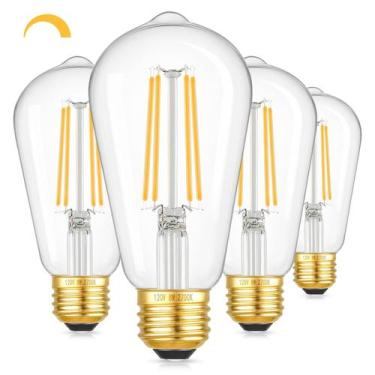 Imagem de Lâmpadas LED Kondras Dimmable Vintage Edison ST58 8W 2700K 1250lm