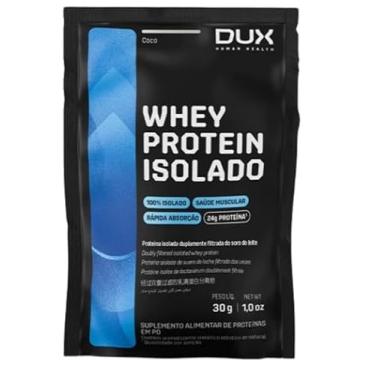 Imagem de Whey Protein Isolado Sabor Coco Sache de 29g-Dux Human Health-Dux Nutrition