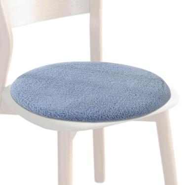 Imagem de Almofada de cadeira, almofadas de assento para cadeiras | Almofadas de assento redondas laváveis ​​,Almofada de assento de 15,75 polegadas para cadeira, capa de assento para assento de carro, cadeiras
