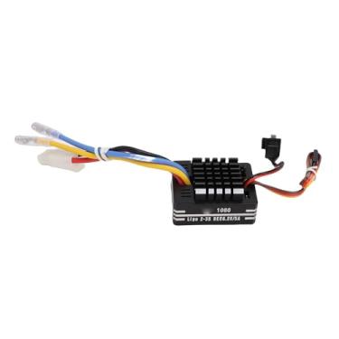 Imagem de Hyuduo Controlador de Velocidade Eletrônico Escovado 80A ESC Com 3 Modos de Operação Liga de Alumínio ABS para Carros RC, Barcos, Tanques Compatíveis Com Motores 540 550 750 Saída 6.5V5A BEC