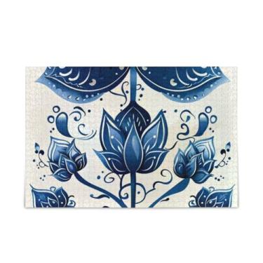 Imagem de WELLDAY Quebra-cabeça étnico flor de lótus _48 1000 peças grande jogo de arte para adultos adolescentes