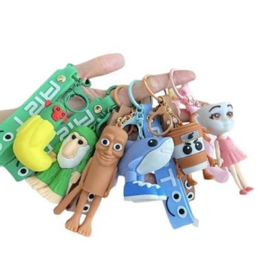 Imagem de Chaveiro Brainrot Tiktok Kit Com 6 Unidades Estilo Meme - Go Keychain