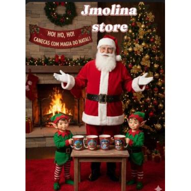 Imagem de it 24 unidades caneca de plástico natal, lembrancinhas natalina - kois