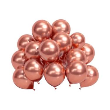 Imagem de Balões Metálicos Prata Dourado Roxo 12 10 5 Polegadas Decorações Para 