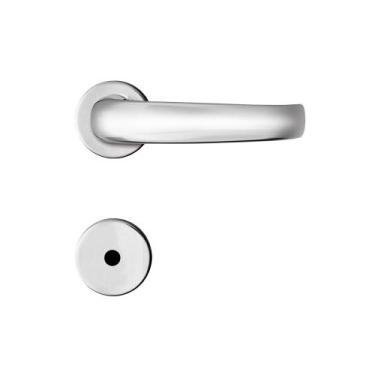 Imagem de Fechadura Banheiro Papaiz Mz820 40mm Roseta Cromada, Cromada