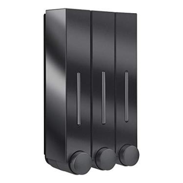 Imagem de Dispenser de Sabão Manual Hotel para Pressão Shampoo Mãos e Chuveiro Montado na Parede