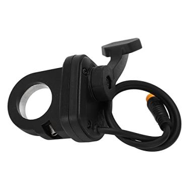 Imagem de Aoresac Acelerador de Polegar para Bicicleta Elétrica, Acelerador de Scooter Elétrico Direito, Material ABS Resistente, Fácil Instalação, Compatível Com a Maioria das Bicicletas