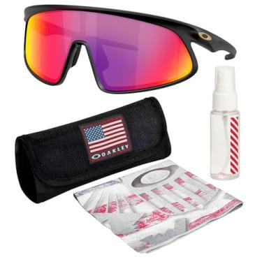 Imagem de Oakley Óculos de sol RSLV 0OO9484D armação preta fosca com lentes Prizm Road com kit oficial de óculos