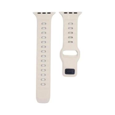 Imagem de Pulseira De Silicone Para Apple Watch Ultra 3 2 11 10 9 8 7 6 SE3 Com 