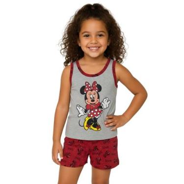 Imagem de Pijama Feminino Infanto Juvenil Personagem Baby Dool Regata Shorts Cur