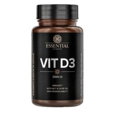 Imagem de Vit D3 Vitamina D3 120 Caps - Essential Nutrition