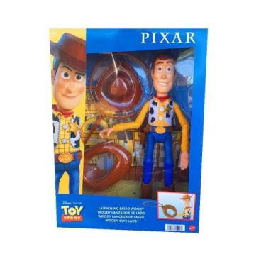 Imagem de Boneco Toy Story Woody Com Laço 30Cm Pixar Hhp02 - Mattel