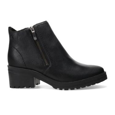 Imagem de Bota Feminina Bottero Couro Cano Baixo Preta 349102-1, 40, Preto